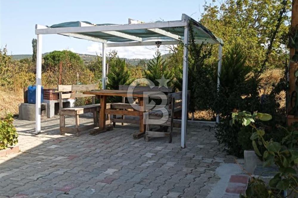 ÇANAKKALE LAPSEKİ ÇARDAK SATILIK BAHÇELİ EV, 418 M2 İMARLI ARSA