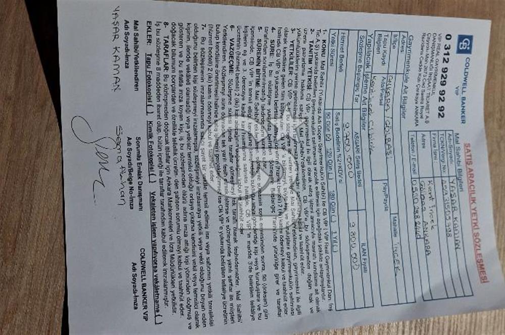 İncekde Eşsiz Göl Manzaralı 3+1 Daire
