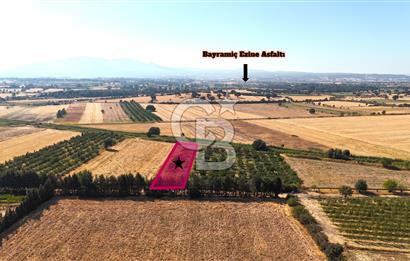 Çanakkale Bayramiç Ahmetçeli Satılık Yolu Olan 1871 m2 Tarla