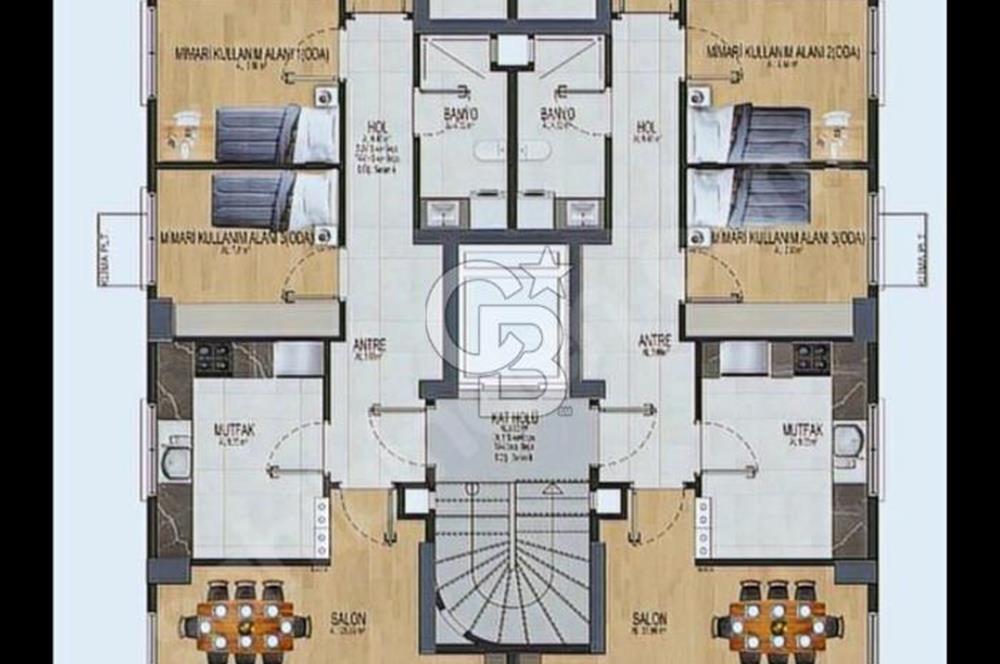 GÖZTEPE DE PROJEDEN 3+1 90 NET BALKONLU DAİRE
