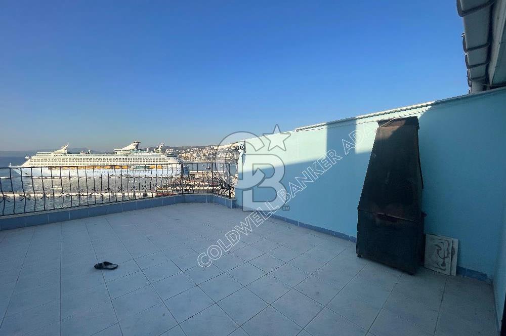KUŞADASI LİMAN MANZARALI EŞYALI KİRALIK 4+1 DAİRE