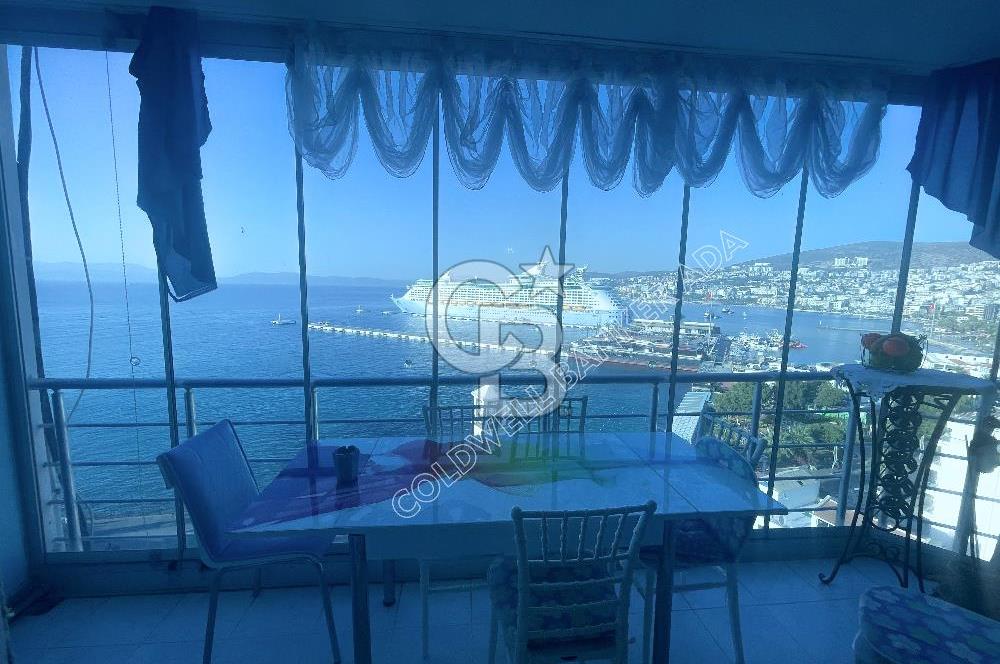 KUŞADASI LİMAN MANZARALI EŞYALI KİRALIK 4+1 DAİRE