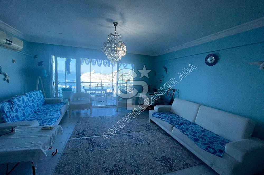 KUŞADASI LİMAN MANZARALI EŞYALI KİRALIK 4+1 DAİRE