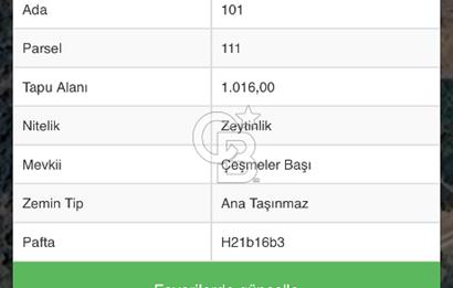 CB ADDRESS’TEN MUDANYA MİRZAOBA’DA SATILIK ARAZİ