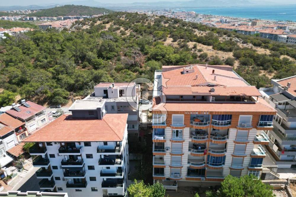 AYVALIK SARIMSAKLI DENİZ DOĞA MANZARALI ASANSÖRLÜ 4+1 TERASLI