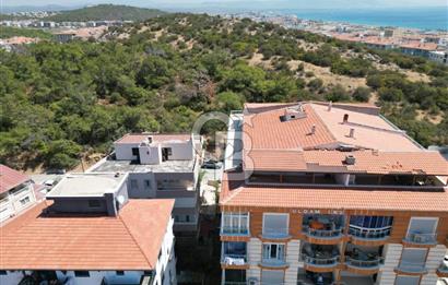 AYVALIK SARIMSAKLI DENİZ DOĞA MANZARALI ASANSÖRLÜ 4+1 TERASLI