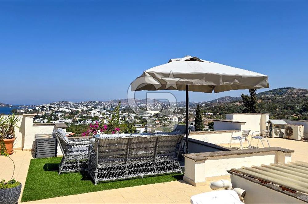 Yalıkavak Geriş Full Deniz Manzaralı, Özel Teraslı Bakımlı Daire
