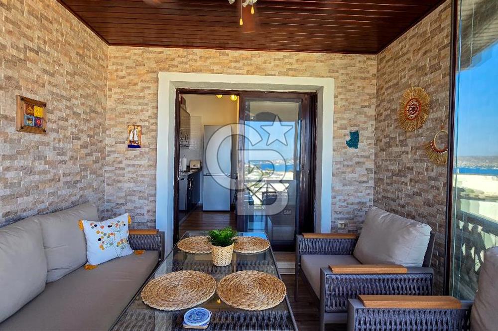 Yalıkavak Geriş Full Deniz Manzaralı, Özel Teraslı Bakımlı Daire