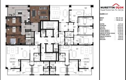 ÇANKAYA BEYTEPE BULVAR ÜZERİ ANİTTA BEYTEPE'DE SATILIK 3+1 DAİRE