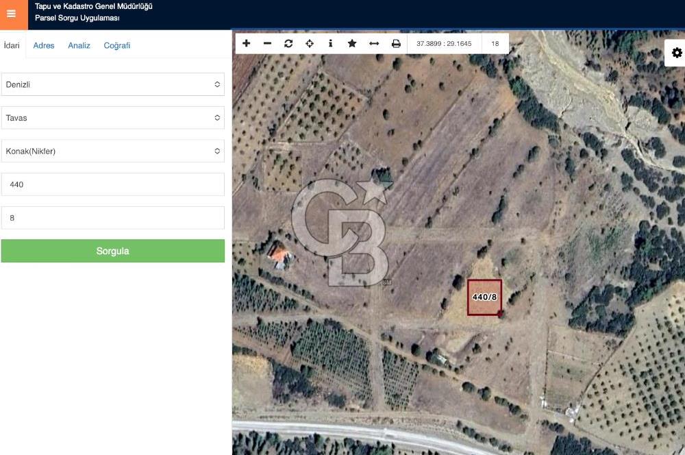 Tavas Nikfer'de Yatırımlık İmarlı Satılık Arsa