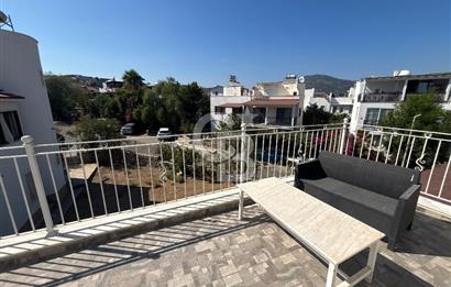 BODRUM BİTEZ'DE KİRALIK HAVUZLU, DENİZ MANZARALI TRİPLEKS VİLLA