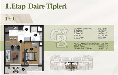 Burak Kul'dan Marka Natura da 1+1 lüks Daireler 