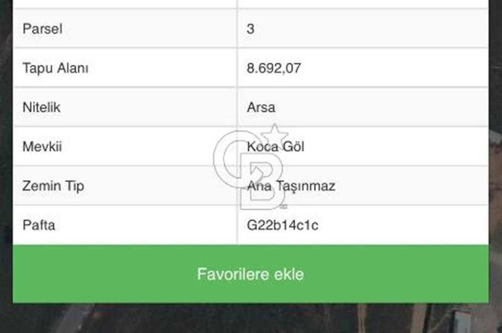 SATILIK TİCARİ İMARLI ARSA
