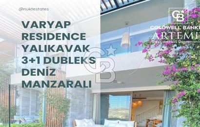 BODRUM YALIKAVAK VARYAP RESİDENCE DENİZ MANZARALI 3+1 KİRALIK DUBLEKS