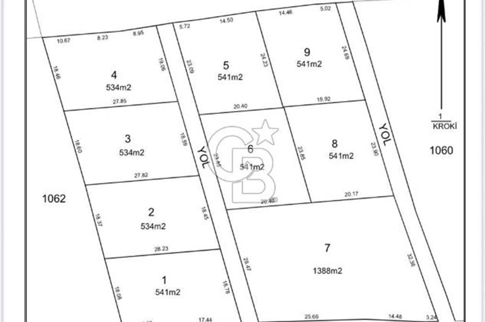 SİLİVRİ DEĞİRMENKÖY'DE SATILIK TARLA 541 M2