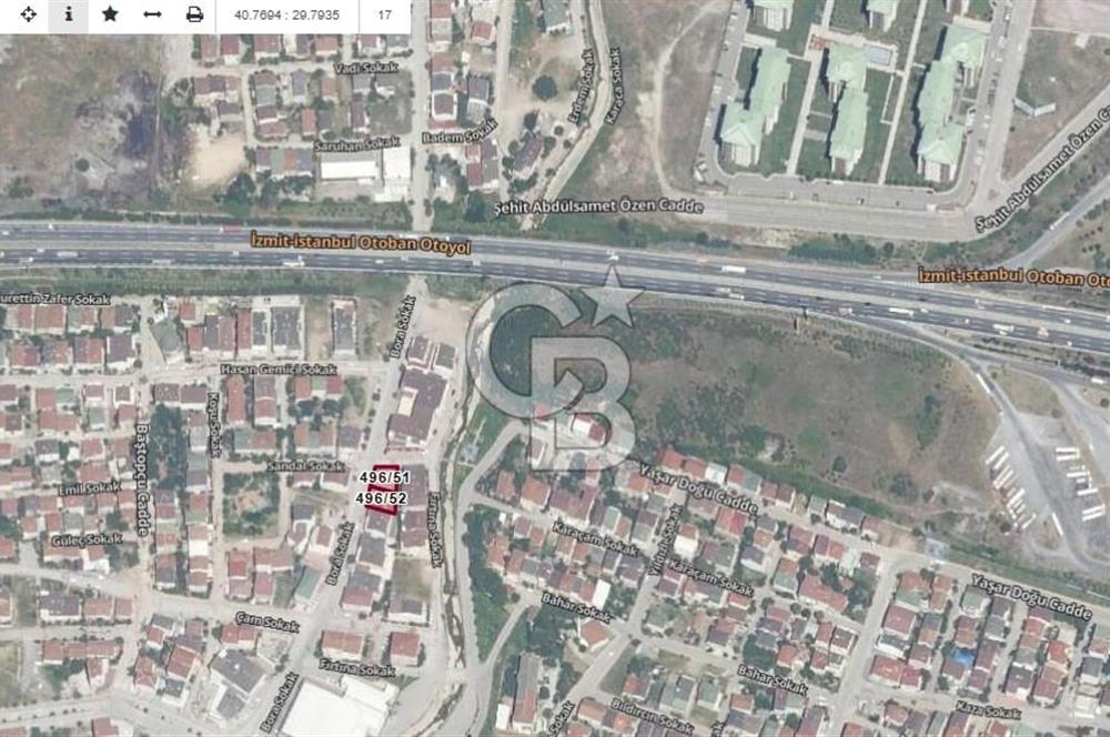 CB Akademi Körfez Yeniyalı'da Ticari İmarlı Satılık Arsa