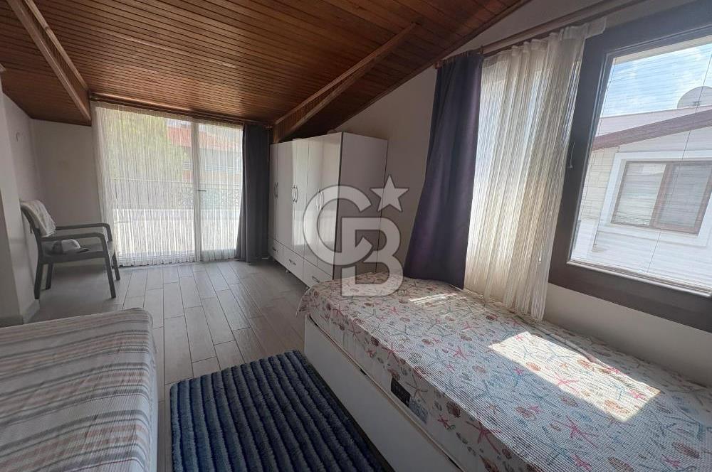 DİKİLİ GAZİPAŞA'DA DENİZE 20m MESAFEDE SATILIK 3+1 VİLLA