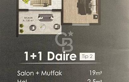 İNŞAASI DEVAM EDEN PROJEDEN LÜKS 1+1 SATILIK DAİRE