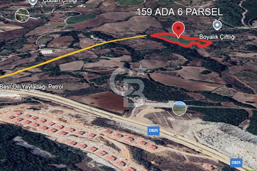 YAYLADAĞI-KURTULUŞ MAH'DE 21.091M2 MÜSTAKİL TAPULU SATILIK TARLA