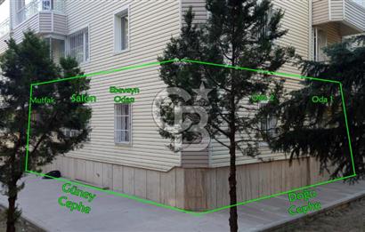 Çiğdem, Dünya Bir Yeşil Sitesi Giriş Kat 3+1 Satılık Daire