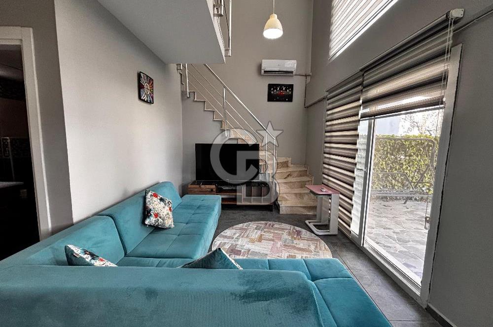 MENEMEN SEYREK STUDIO CİTY BAHÇE KATI KİRALIK 1+1 LOFT DAİRE