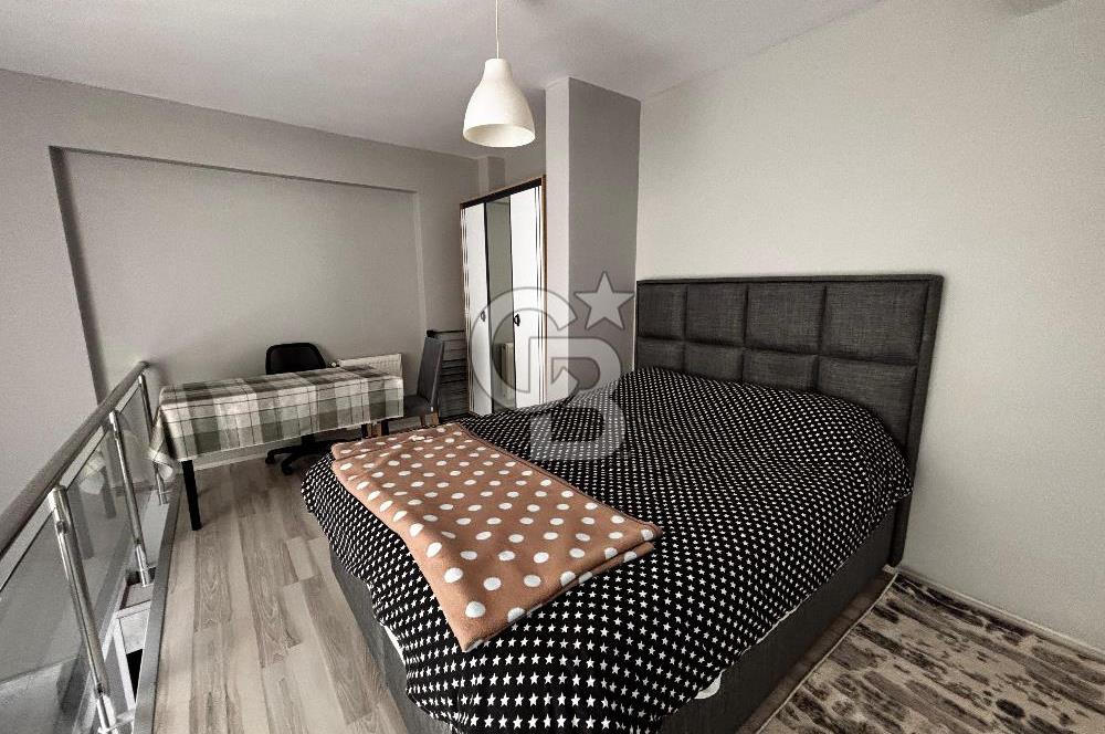 MENEMEN SEYREK STUDIO CİTY BAHÇE KATI KİRALIK 1+1 LOFT DAİRE
