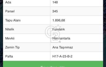 ÇANAKKALE LAPSEKİ'DE KÖPRÜ MANZARALI SATILIK TARLA