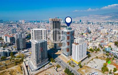 Bornova Viven Vogue Residance'ta 1+1 Eşyalı Lüks Satılık Daire
