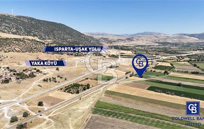 Dinar Yaka Köyü’nde Ana Yol ve Tren Yolu Yakınında Satılık Tarla