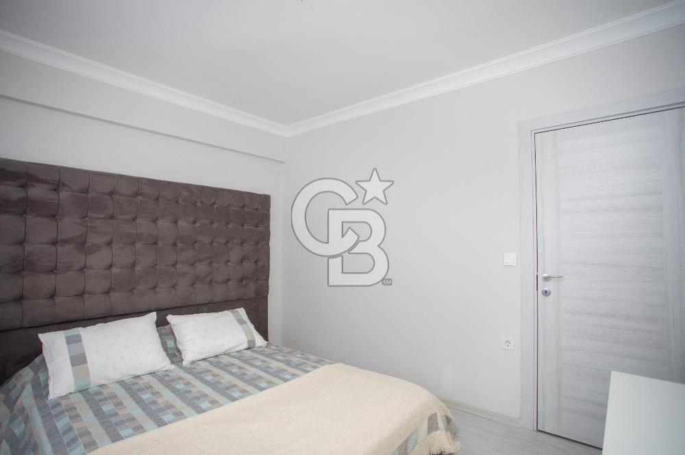 Yenifoça'da Eşyalı Kiralık Bahçe Katı 1+1 Daire