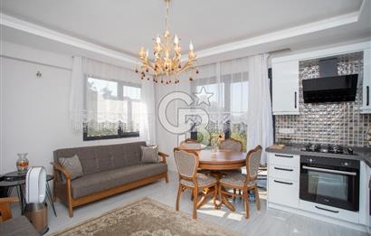 Yenifoça'da Eşyalı Kiralık Bahçe Katı 1+1 Daire