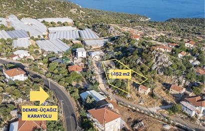 CB ARDENDEN ANTALYA DEMRE KAPAKLIDA 1452 M2 SATILIK TARLA