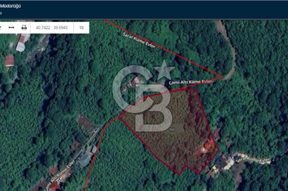 MAÇKA KIRANTAŞ'TA İÇİNDE EV OLAN 6900 M2 "UYGUN" SATILIK ARAZİ