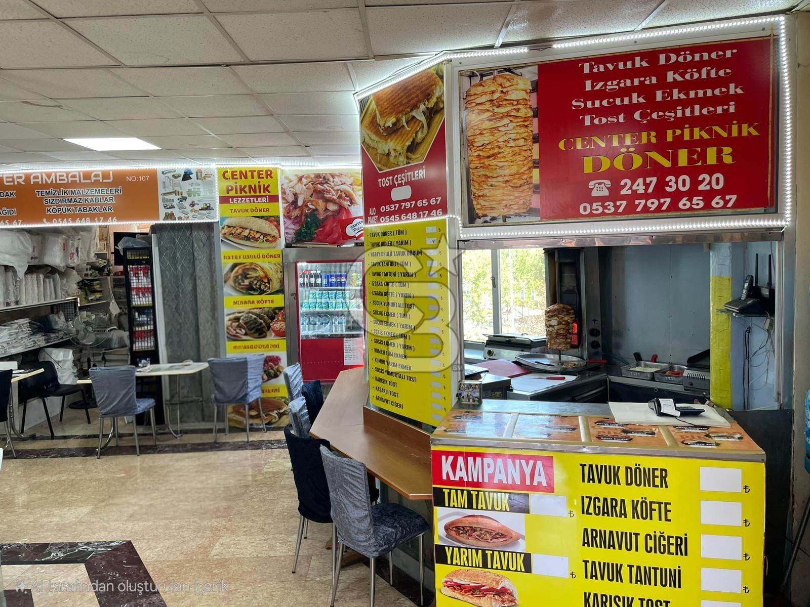 DEVREN KİRALIK YÜKSEK CİROLU DÖNER DÜKKANI ERYAMAN ŞEYHŞAMİL