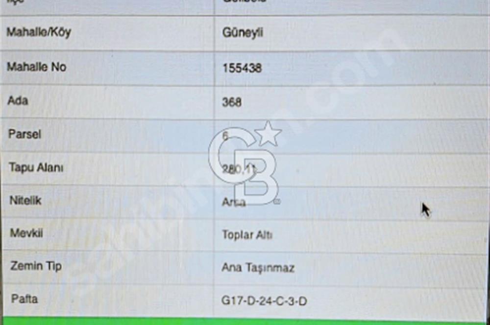 GELİBOLU GÜNEYLİDE SATILIK İMARLI ARSA