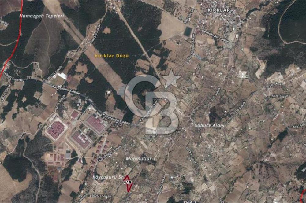 Buca Kırklar Köy Merkezine Yakın 5840 m² Tek Tapu Satılık Tarla