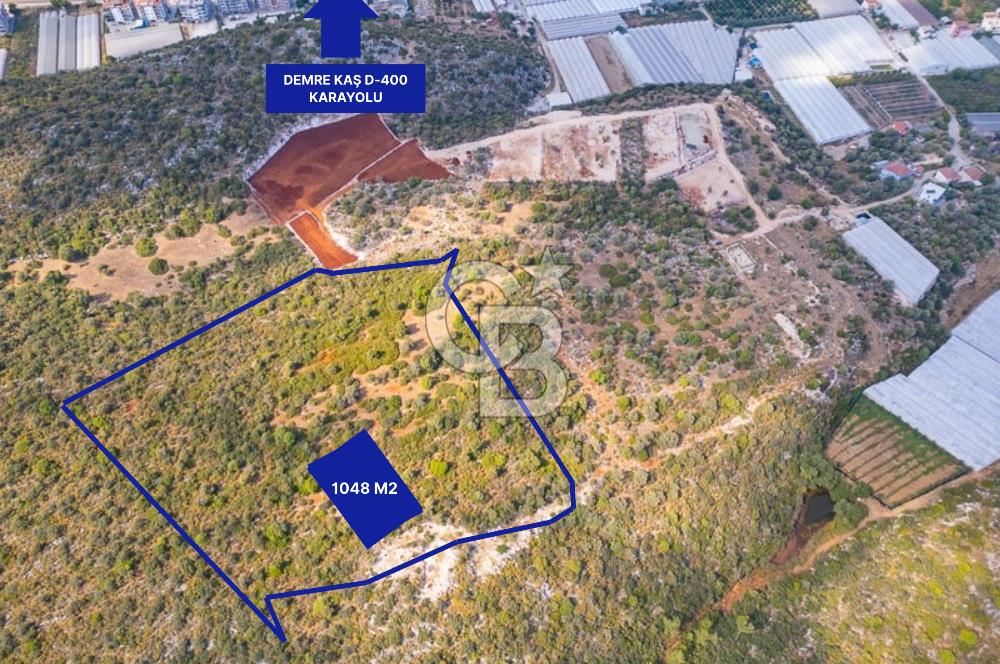 CB ARDENDEN ANTALYA DEMRE BÜYÜKKUMDA 1048 M2 SATILIK TARLA