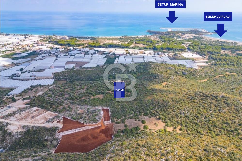 CB ARDENDEN ANTALYA DEMRE BÜYÜKKUMDA 1048 M2 SATILIK TARLA