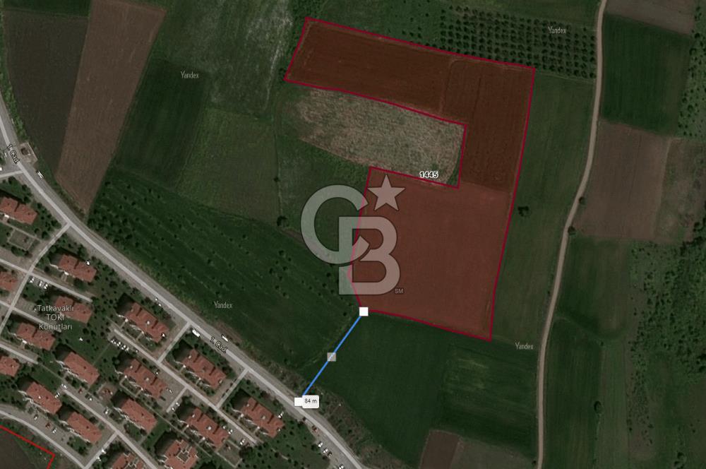 CB CLASS BURSA MKPAŞA TATKAVAKLI SATILIK İMARA YAKIN TARLA