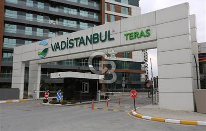 Satılık Vadi İstanbul Teras 1+1 Vatandaşlığa Uygun Balkonlu 81m2
