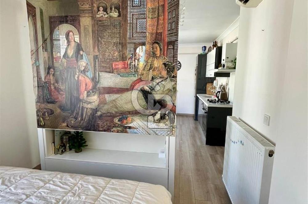 Moda'da yeni binada eşyalı merkezi konum 1+1 daire