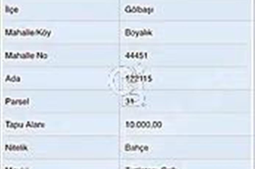 GÖLBAŞI BOYALIK TA GELECEĞE YATIRIM FIRSATI