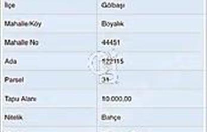 GÖLBAŞI BOYALIK TA GELECEĞE YATIRIM FIRSATI