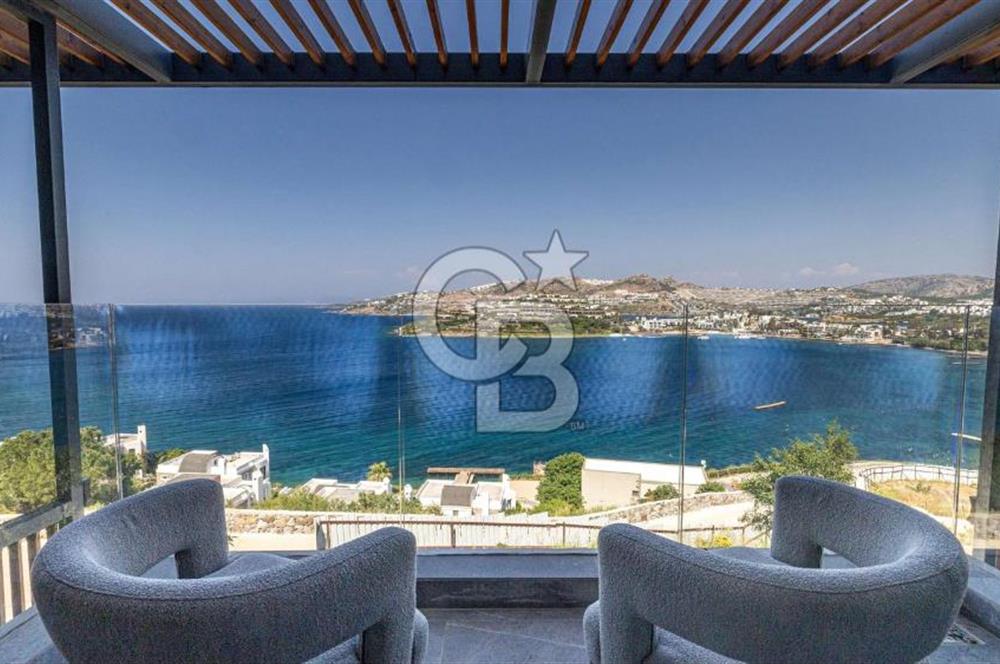 BODRUM YALIKAVAK VARYAP RESİDENCE DENİZ MANZARALI 3+1 SATILIK DUBLEKS 