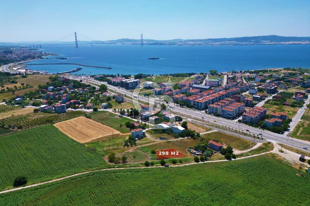 ÇANAKKALE LAPSEKİ DALYAN'DA BOĞAZ MANZARALI SATILIK ARSA