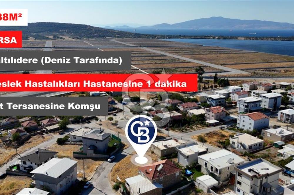 ALİAĞA ÇALTILIDERE'DE KONUT İMARLI (388 M2) SATILIK ARSA