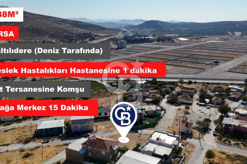 ALİAĞA ÇALTILIDERE'DE KONUT İMARLI (388 M2) SATILIK ARSA