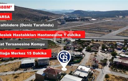 ALİAĞA ÇALTILIDERE'DE KONUT İMARLI (388 M2) SATILIK ARSA