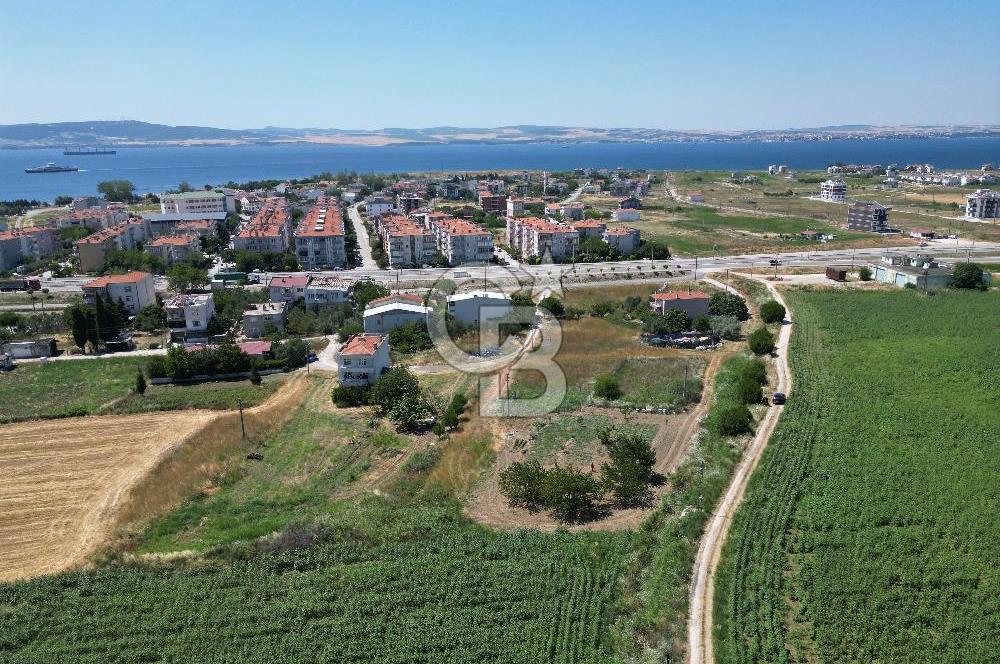 ÇANAKKALE LAPSEKİ DALYAN'DA BOĞAZ MANZARALI SATILIK ARSA