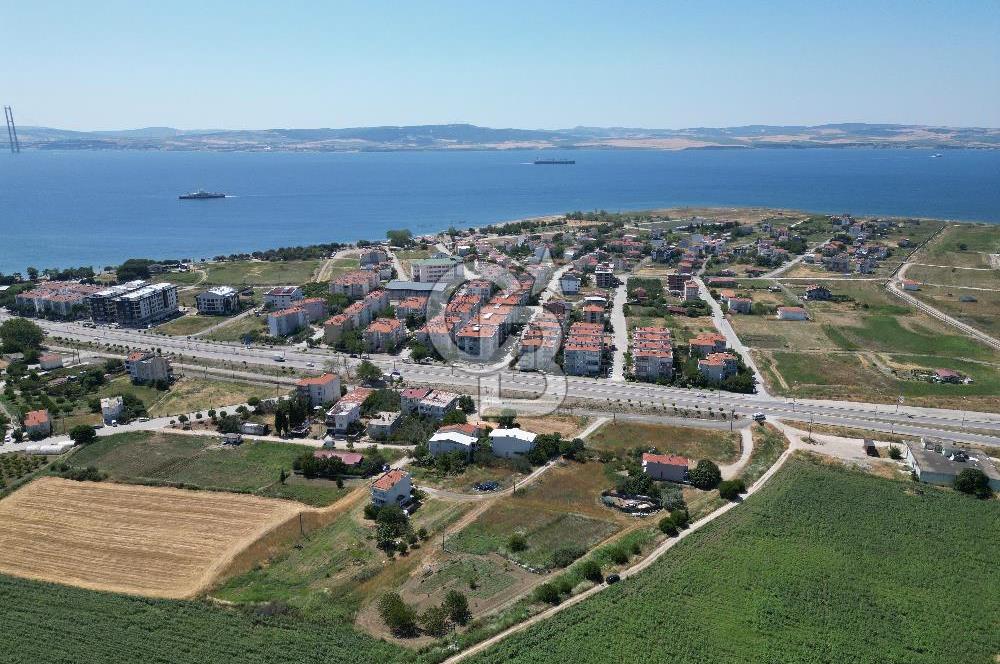 ÇANAKKALE LAPSEKİ DALYAN'DA BOĞAZ MANZARALI SATILIK ARSA